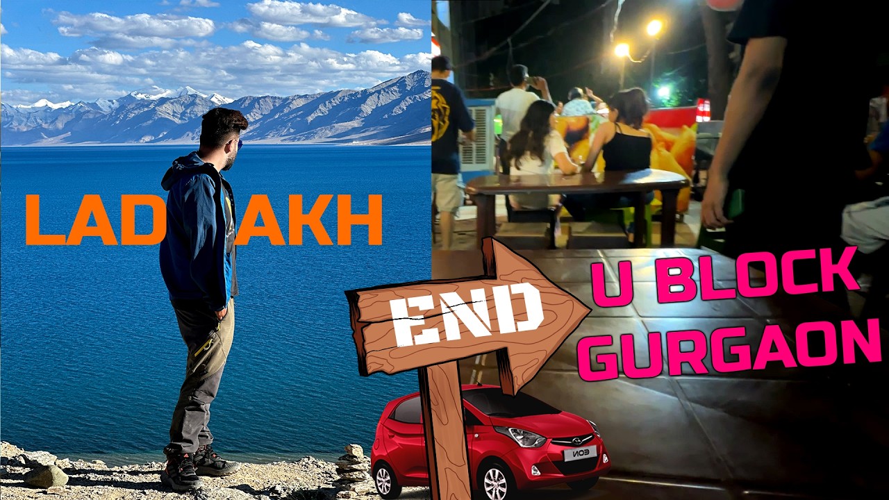 Exploring U-Block Gurgaon | End of Hyundai Eon Journey from Lucknow to Uming La Pass at 19,024 ft