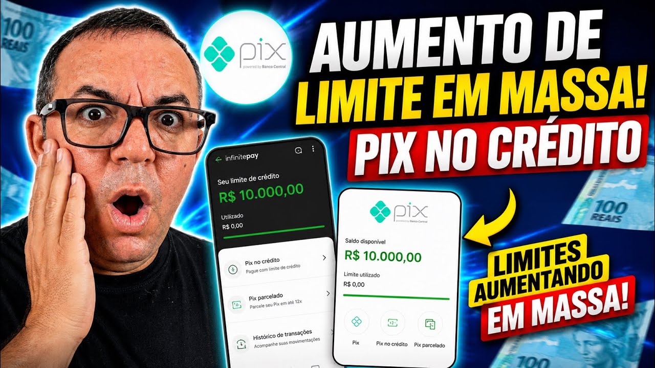 💳URGENTE! Pix no CR&Eacute;DITO aumentando limite em massa da InfinitePay e o seu aumentou sim ou n&atilde;o🤑
