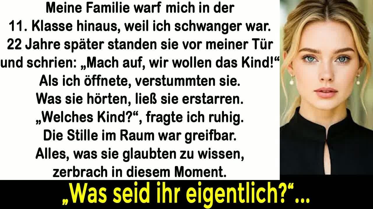 Meine Familie warf mich schwanger raus– 22 Jahre später standen sie mit Klagepapieren vor meiner