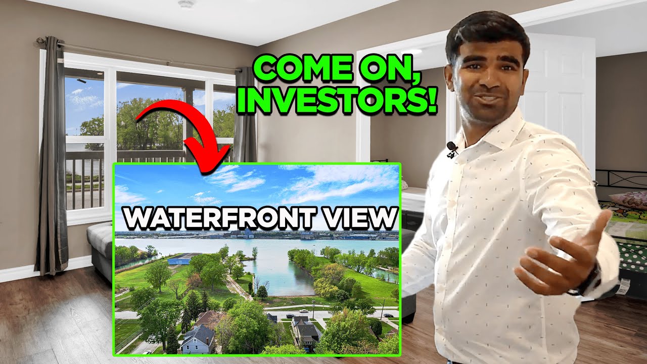 Newly Renovated Waterfront Home In Windsor Ontario | Home Tour