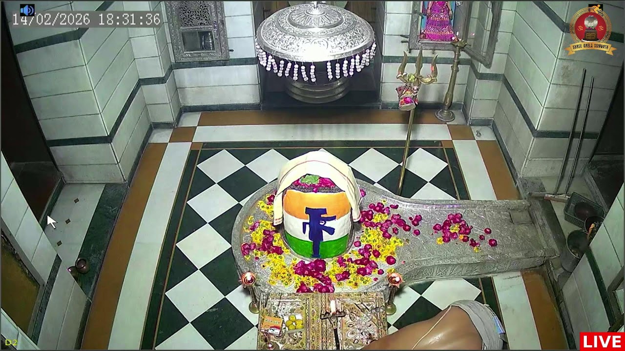 🔴 LIVE Aarti Ghela Somnath Mandir || આરતી દર્શન શ્રી ઘેલા સોમનાથ મહાદેવ મંદિર ||
