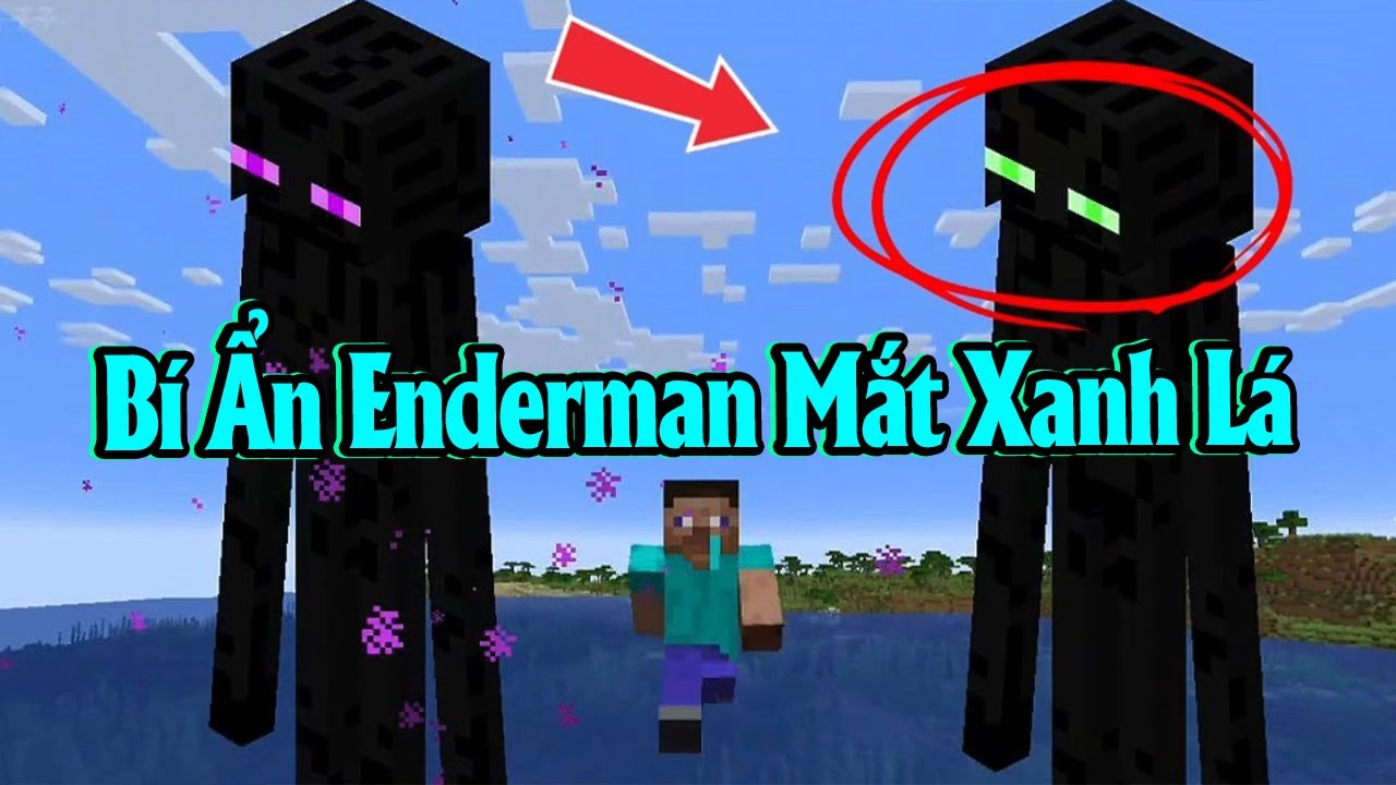 🕹️ Bí Ẩn Enderman Mắt Xanh Lá 👁️🟢 #tiktok​​ #douyin​​ #minecraft #LongKaEntertainment
