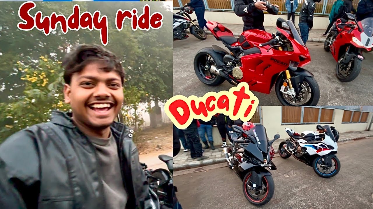 🥹 Aaj huaa Sunday ride par nuksan 😣 morning bike ride 🏍️