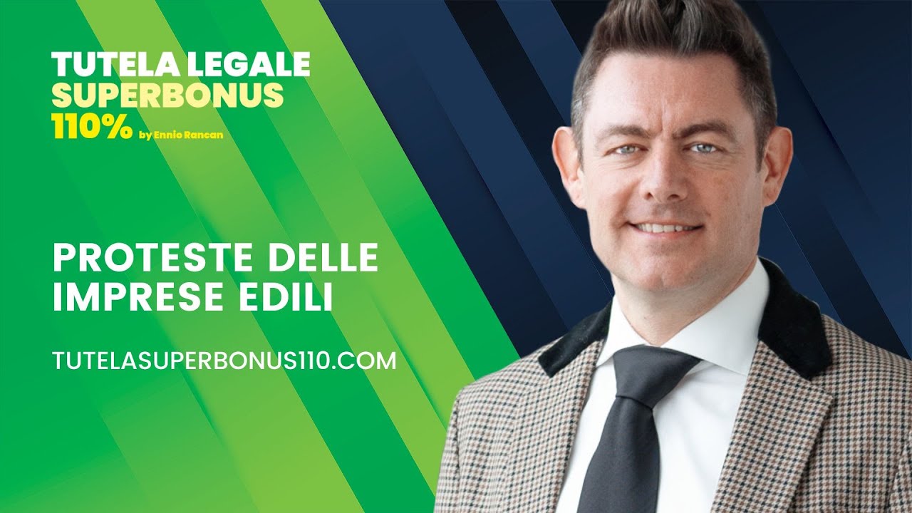 Proteste delle imprese edili superbonus