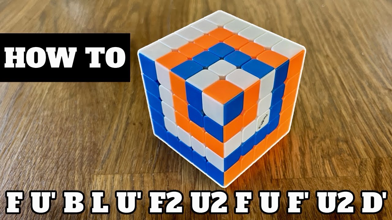 Как создать узор из кубика Рубика 5x5 | 4 кубика в одном кубике
