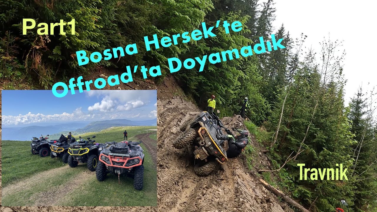 Bosna Hersek’te Mayınlı Bölgede ATV ile Offroad#CanAm Outlander