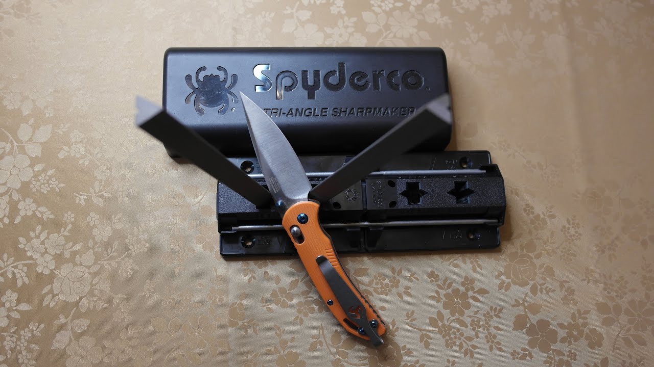 Spyderco Sharpmaker - fastest way to sharpen your knife to hair shaving sharp