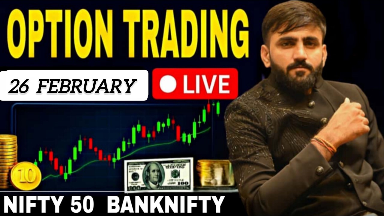 Index Option Live Trading | Nifty, Bank Nifty & Sensex Live Market Analysis // 26 february 2026