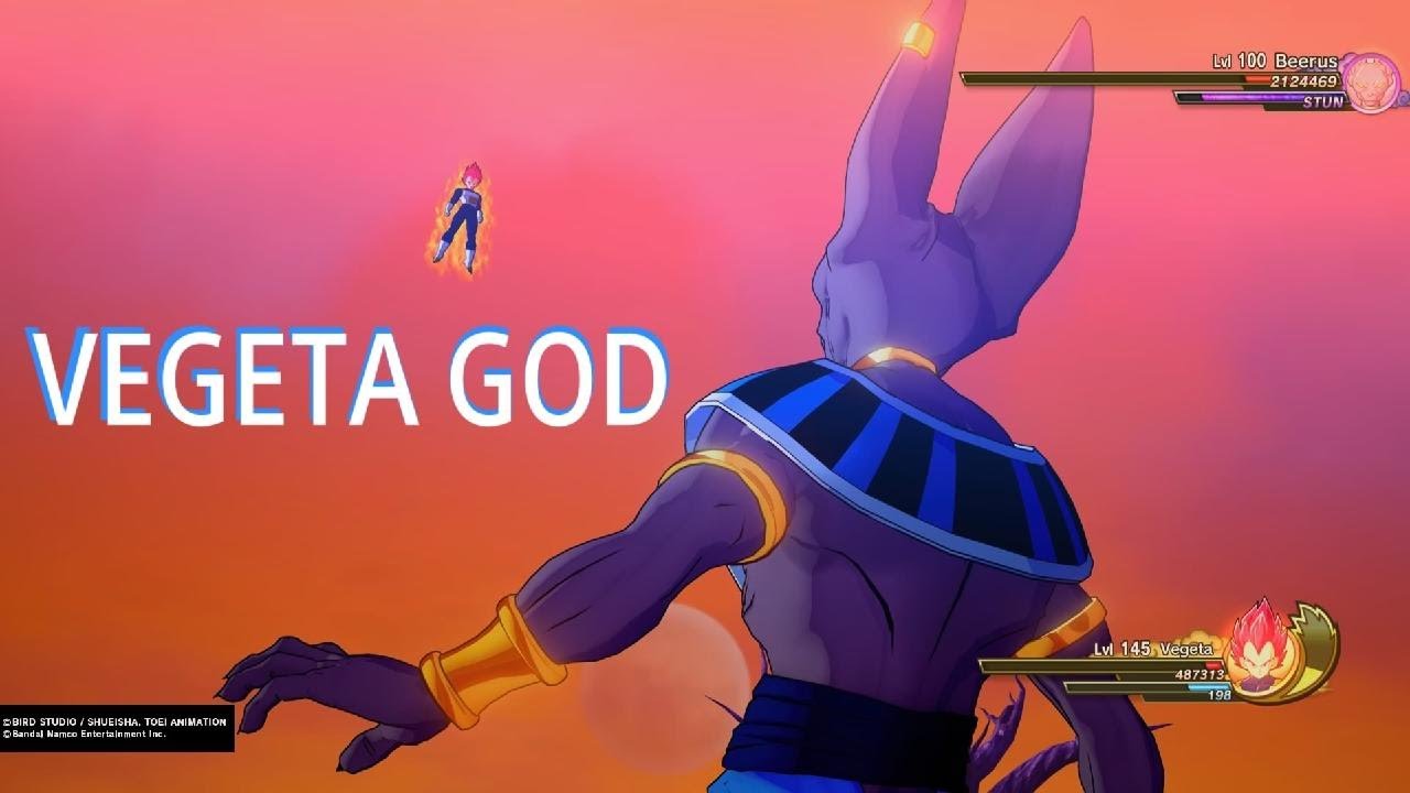 DRAGON BALL Z: VEGETA BECOMES A GOD