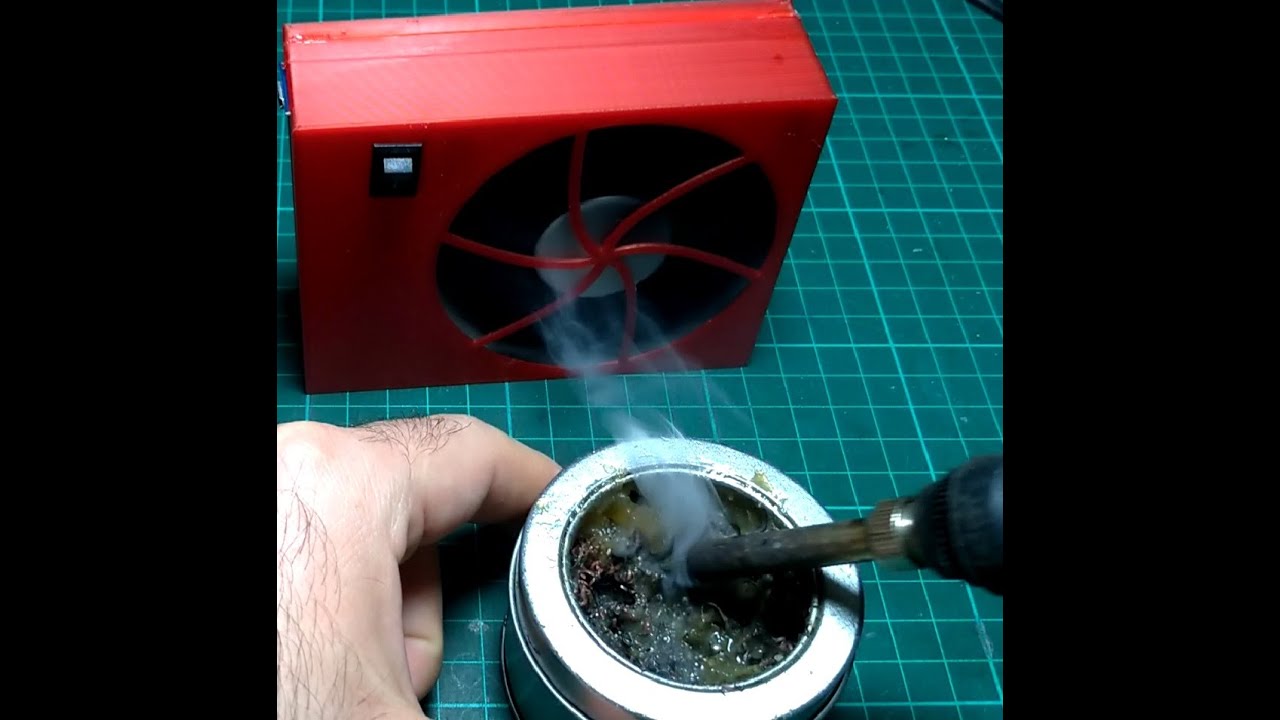 Şarjlı Lehim Duman Emici - Solder smoke absorber