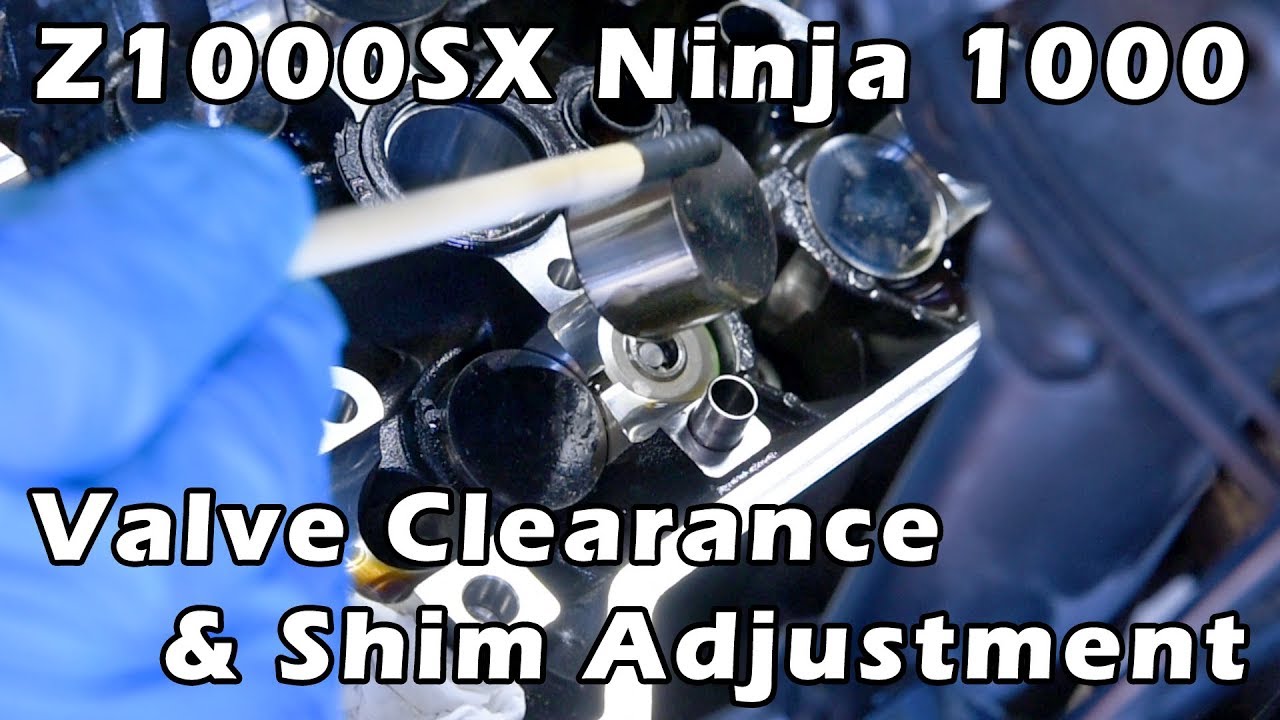 Valve Clearance, Plugs & Coolant Flush on Kawasaki Z1000SX (Ninja 1000)