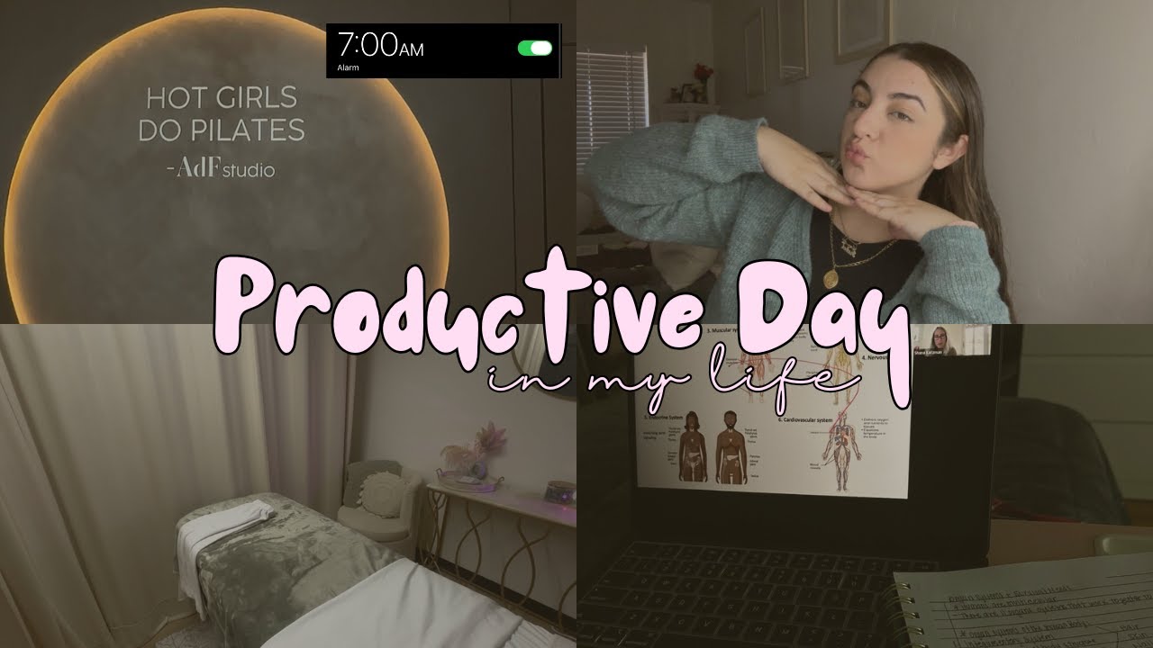 7 AM *PRODUCTIVE* DAY IN MY LIFE | morning, pilates, cleaning, work
