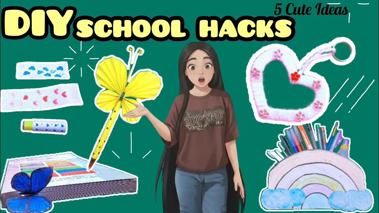 I Made 5 DIY School Supplies — The Last One is INSANE! 😱