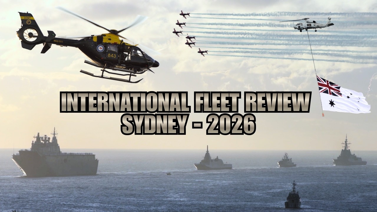 ⁴ᴷ⚓ 30 WARSHIPS in SYDNEY Harbour!🇦🇺 INTERNATIONAL FLEET REVIEW 2026🌐Aerial displays✈️& POLICE🚨👮🏻&zwj;♂️