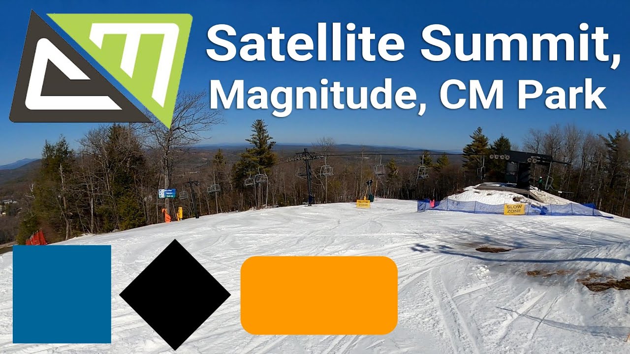 Crotched Mountain - Satellite Summit to Magnitude to CM Park (Top to Bottom Run) - Full Trail Guide