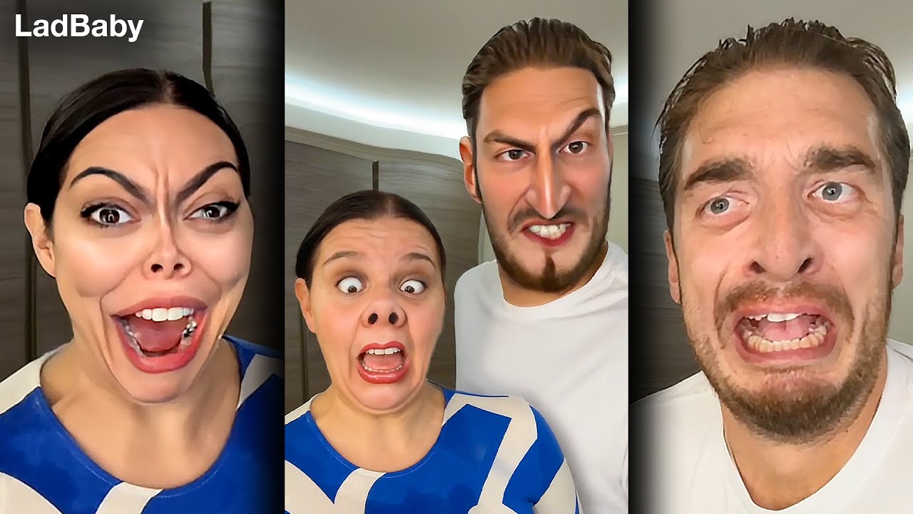 Попробуйте не засмеяться: смешной челлендж с фильтрами (ЧАСТЬ 2) 🤣