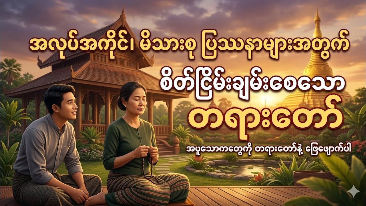 အပူသောကတွေကို တရားတော်နဲ့ ဖြေဖျောက်ပါ #ပါချုပ်ဆရာဘုရားကြီး #buddha #meditation #peace 