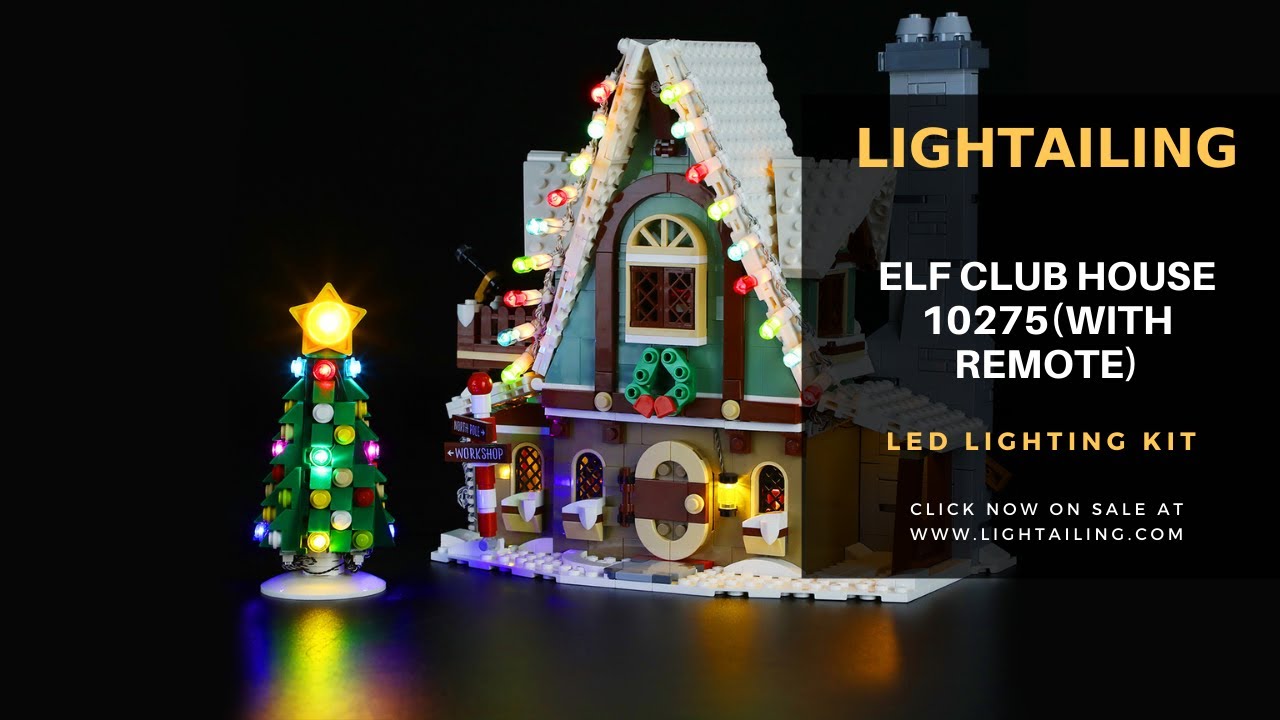 BriksMax Light Kit For Lego Elf Club House 10275