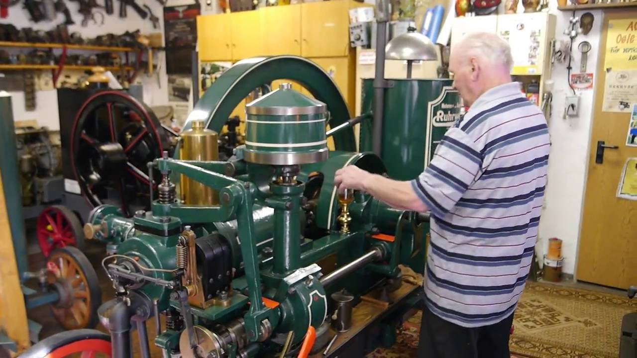 Ruhrwerke,Start,G&uuml;nter Werner,Station&auml;rmotor,Gasmotor,Standmotor,Oldtimer