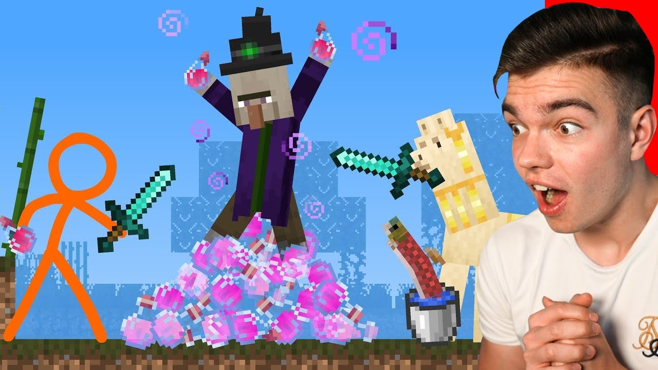 Reaguje na NAJLEPSZĄ ANIMACJĘ STICK WALK Z MINECRAFTA