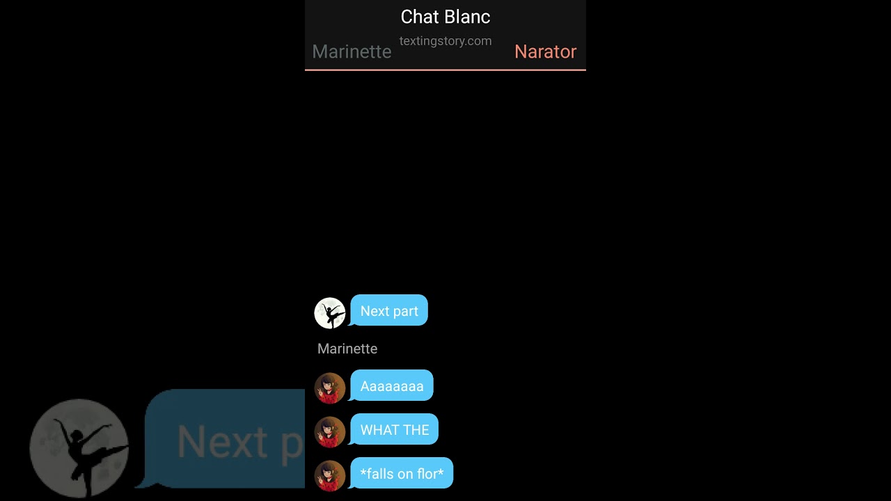 Chat Blanc//mlb texting story part 2//