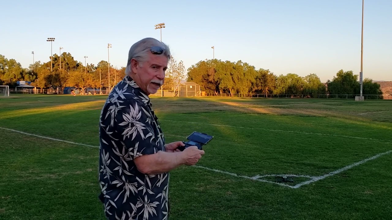 Attop Model W80 Drone Demo in SoCal Baseball Park