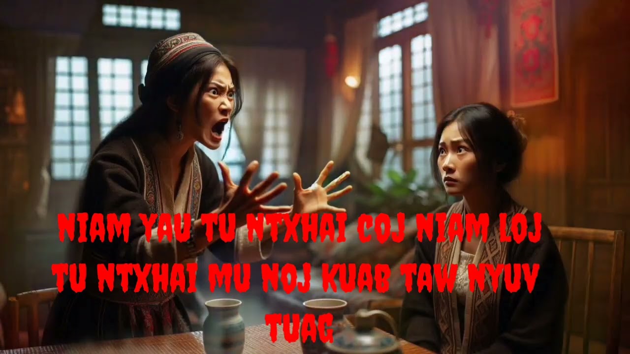 Niam yau tu ntxhai coj niam loj tu ntxhai mu noj kuab taw nyuv