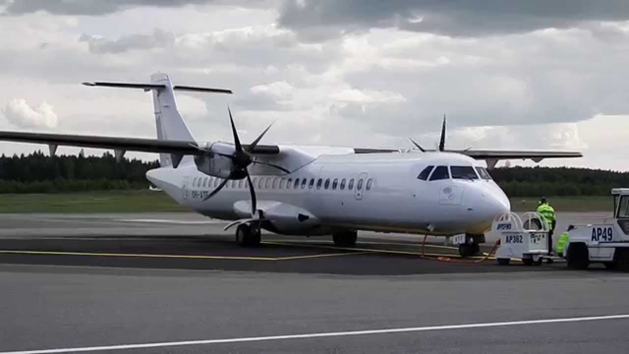 ATR 72-500 engine start-up at EFTP