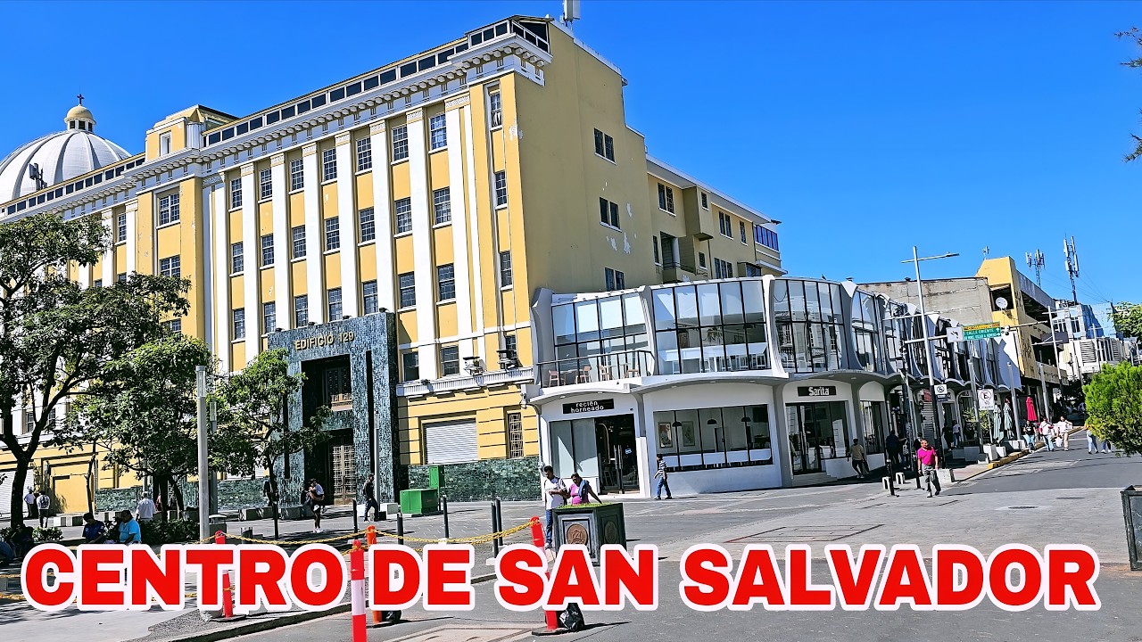 ASI SE ENCUENTRA EL CENTRO DE SAN SALVADOR.  #elsalvador