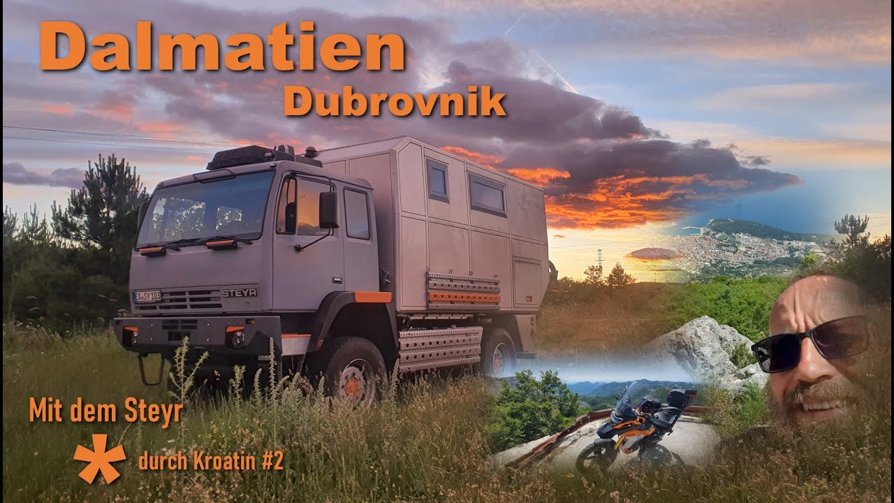 Mit dem Steyr durch Kroatien #2 #Split #Biokovo #Makarska #Dubrovnik #4x4 #offroad #truck #12M18