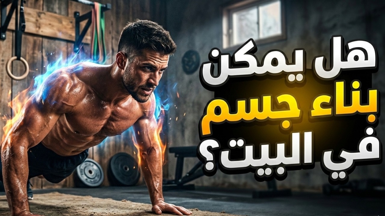 هل يمكن بناء عضلات في البيت بدون جيم؟ الحقيقة الكاملة + أخطاء تمنعك من التقدم