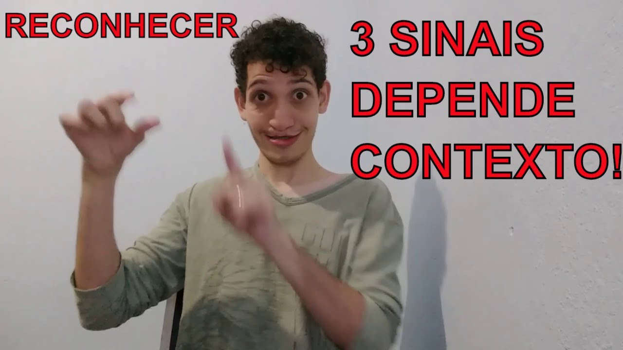 RECONHECER em Libras ( você sabe usar ? )