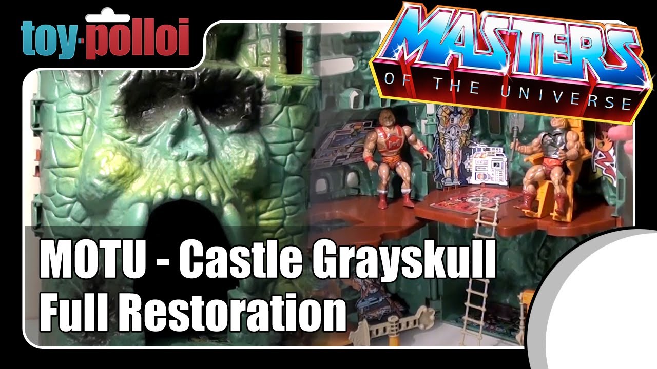 Винтажный He-man MOTU Castle Grayskull, полная реставрация — Toy Polloi