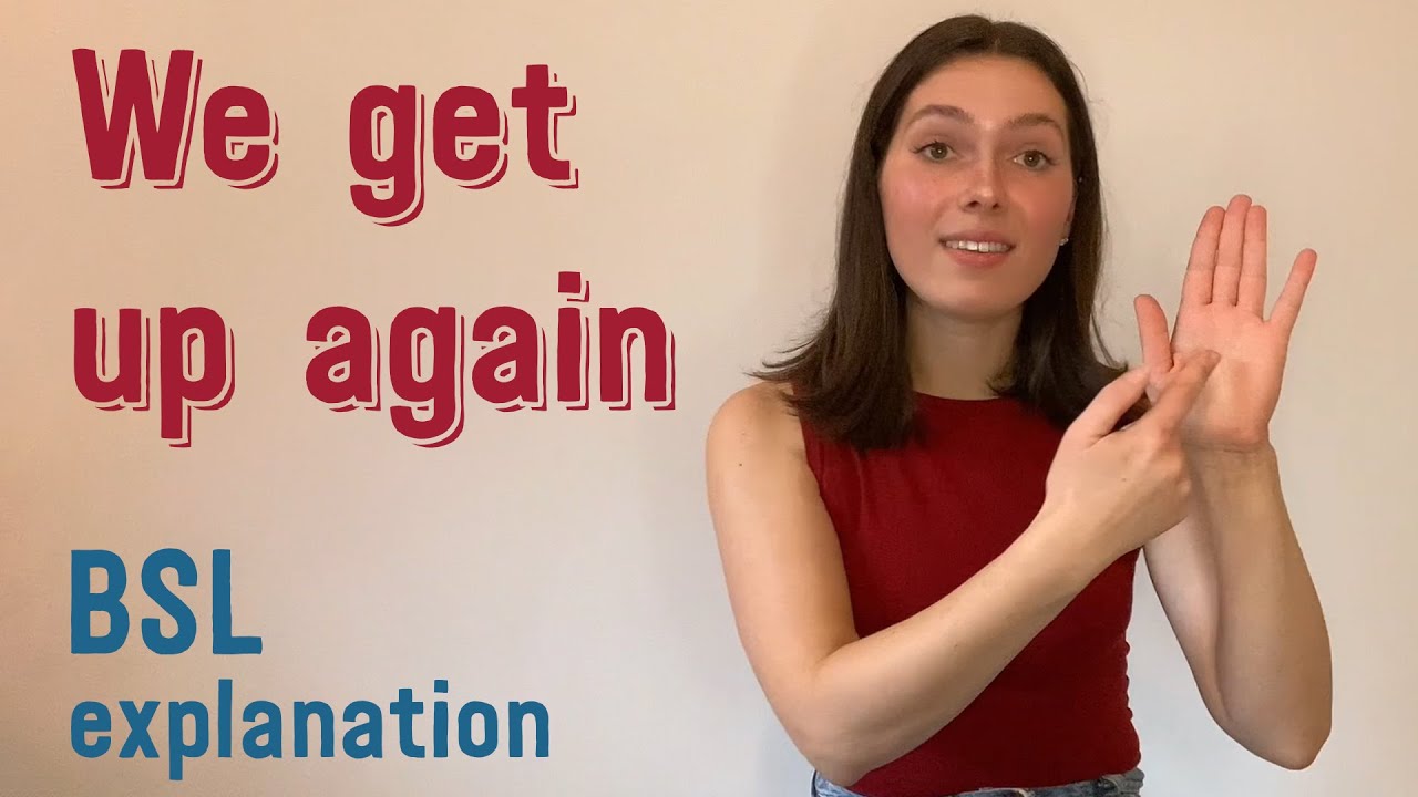 We get up again | BSL explanation with Adel Wilson | Sing Up Day 2026