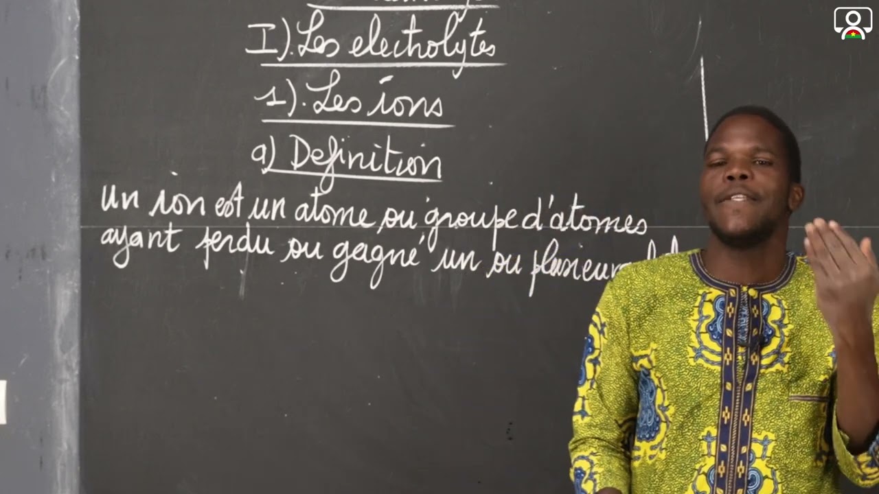 Cours - 3e - PC - Chimie : La nature du courant électrique dans les électrolytes 1/5