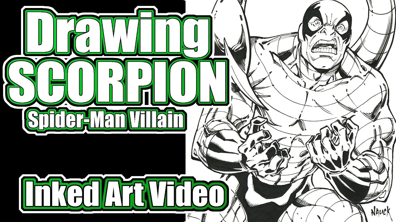 Todd Nauck Draws the Spider-Man Villain, The Scorpion: Inked Art