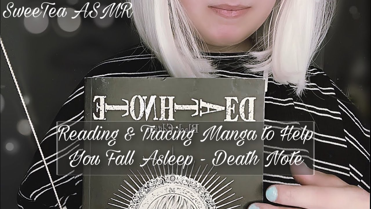 Reading & Tracing Manga to Help You Fall Asleep - Death Note ASMR (Soft Whispering and Rambles)