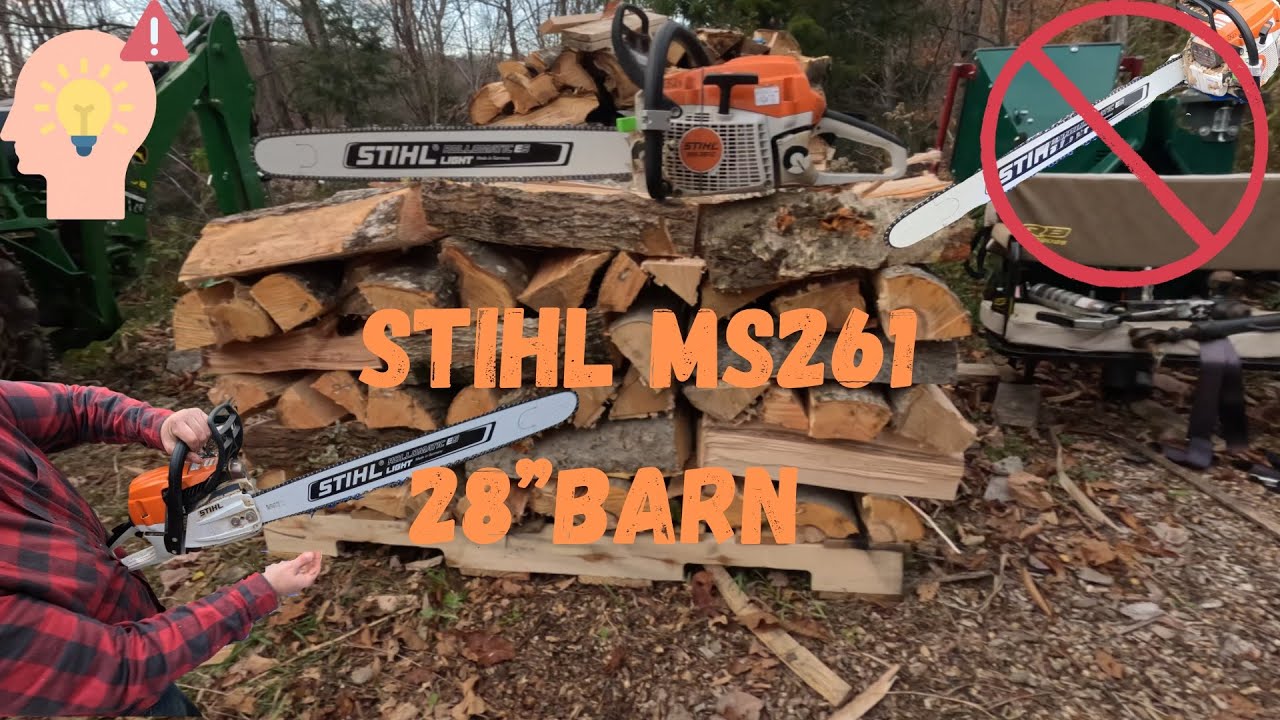 STIHL MS261 can it handle a 28inch bar?