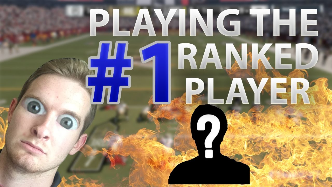 PLAYING THE #1 PLAYER IN THE WORLD | CLOSEST GAME IVE EVER PLAYED | Madden 17 Ranked