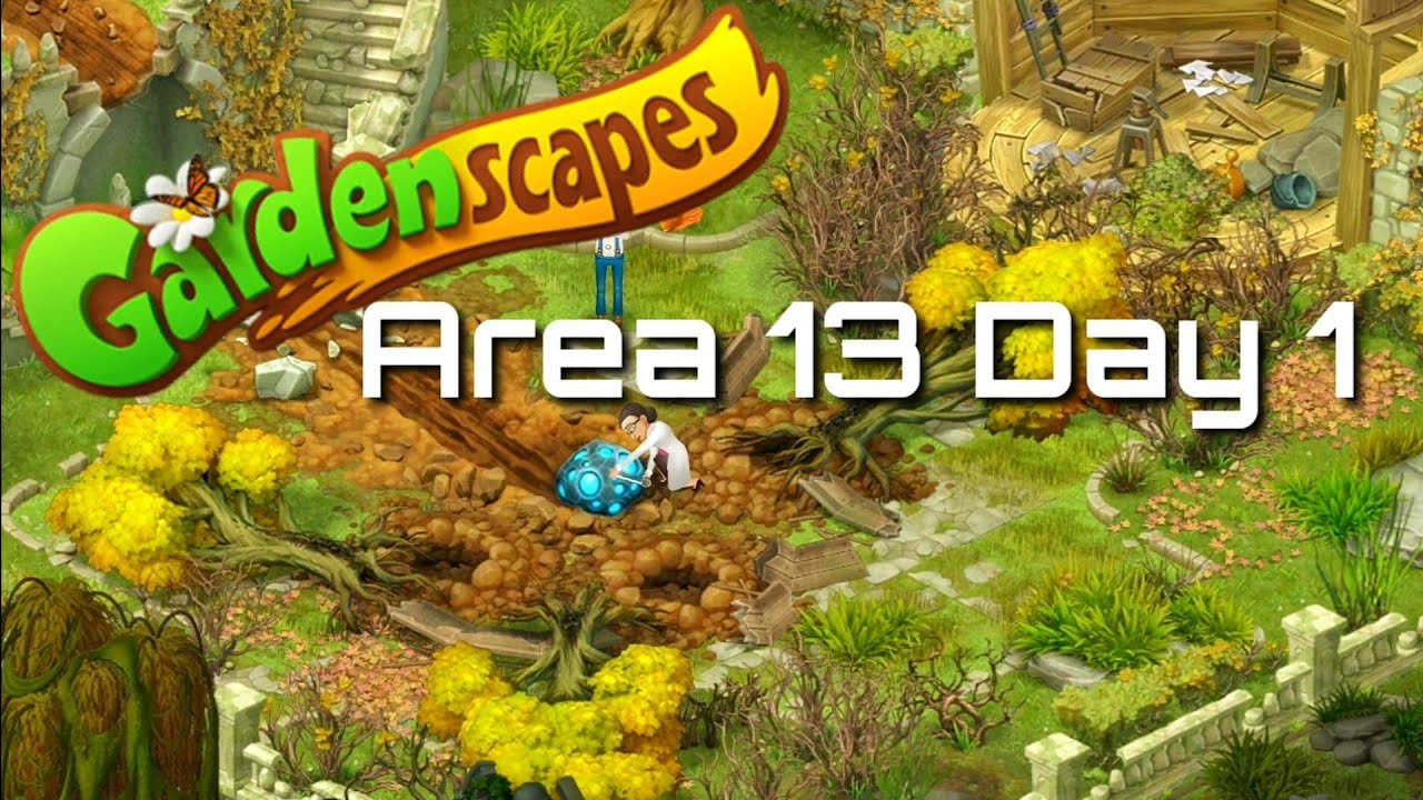 Area 13 Day 1 | Playrix Gardenscapes