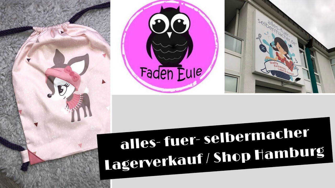 Erster Besuch im Stofflager von alles-euer-selbermacher HH II Hinter den Kulissen II FadenEule