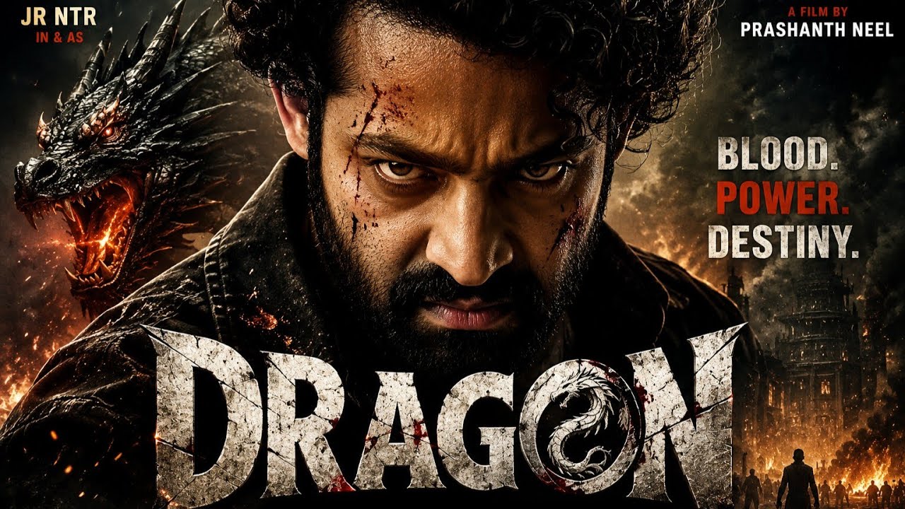 Dragon (2026) Full Movie Hindi Dubbed | Jr NTR | Prashanth Neel | Action Movie HD
