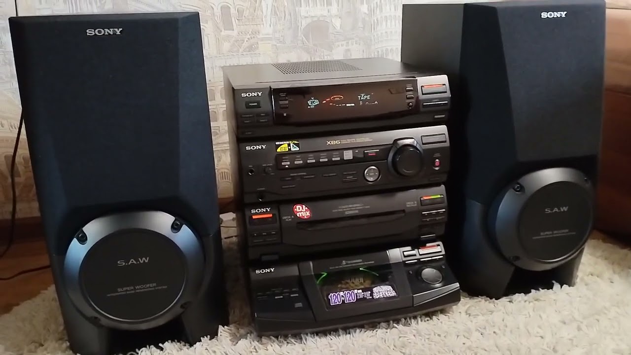 музыкальный центр SONY HCD XB6