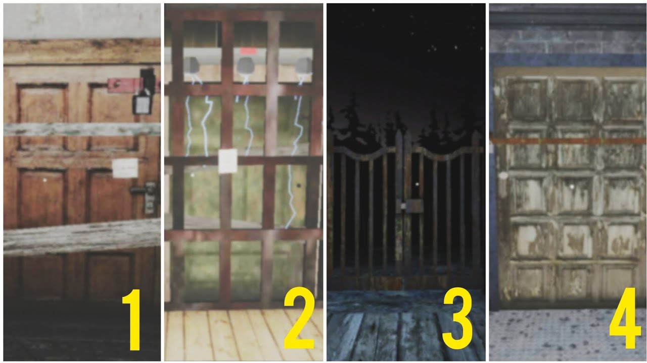 Granny 1,2,3,4  All Routes Escape Door Escape  Full Details Video #granny #horror #Game #Video