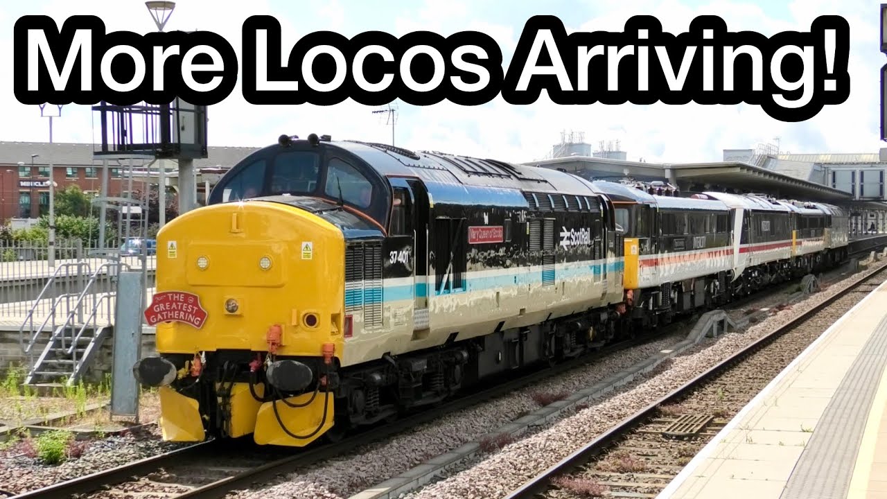 47715 Running, 27056 and LSL 5 x Loco CONVOY at Derby Litchurch Lane & Station!
