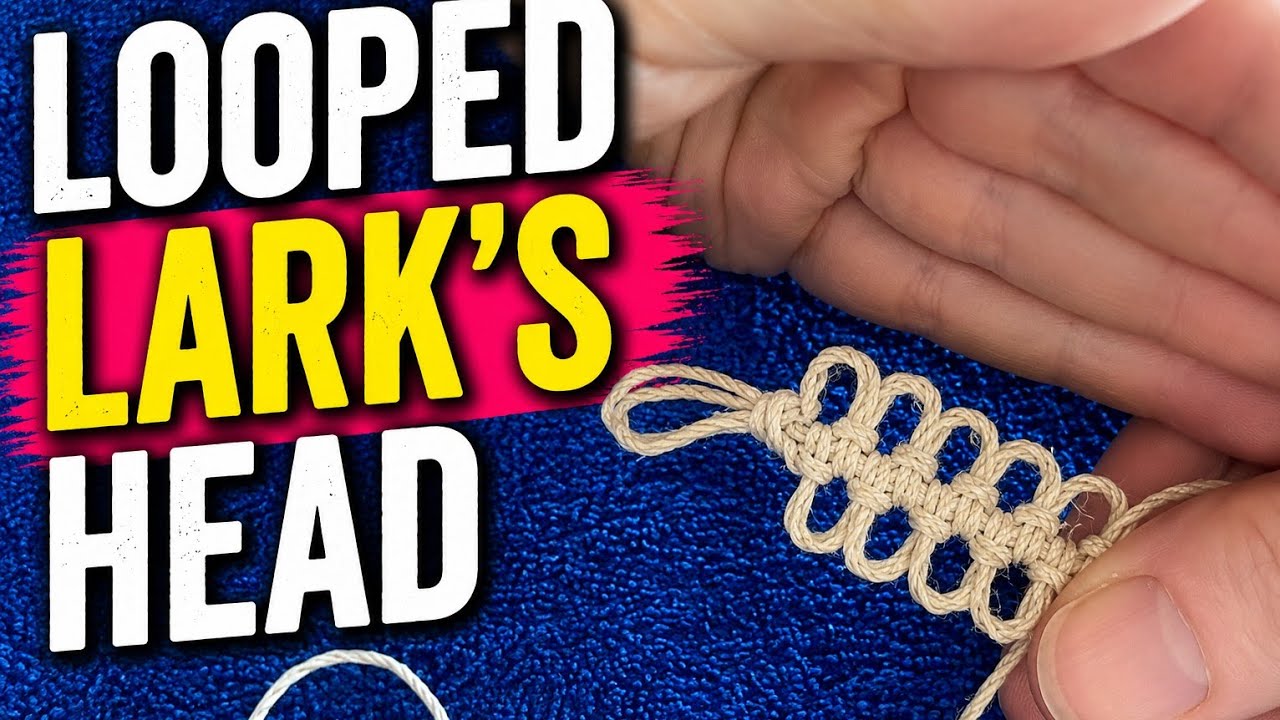 How to Tie an Alternating Lark's Head Knot with Loops