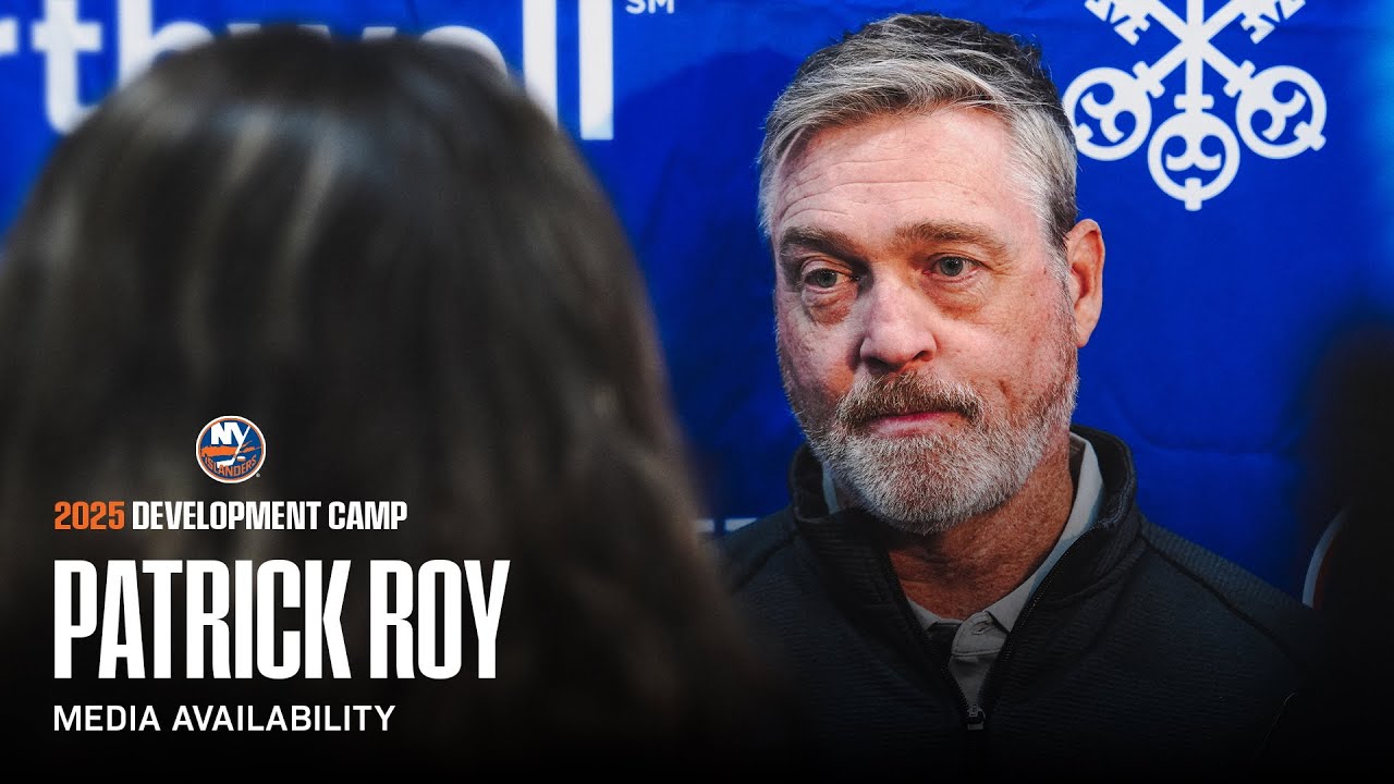 Patrick Roy Reacts to Islanders Development Camp | 2025 Media Availability