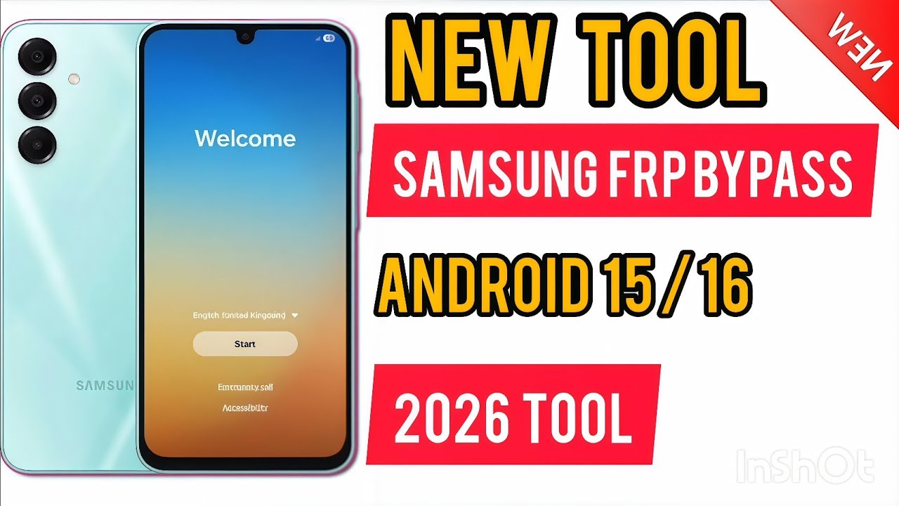 2026 New Method Samsung Frp Bypass Tool | All Samsung Android 15 / 16 Frp Unlock 💯% Working Tool