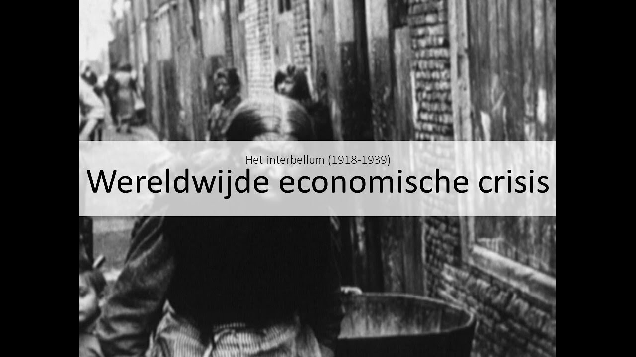 4. Wereldwijde economische crisis (vmbo eindexamen - Het interbellum 1918-1939)
