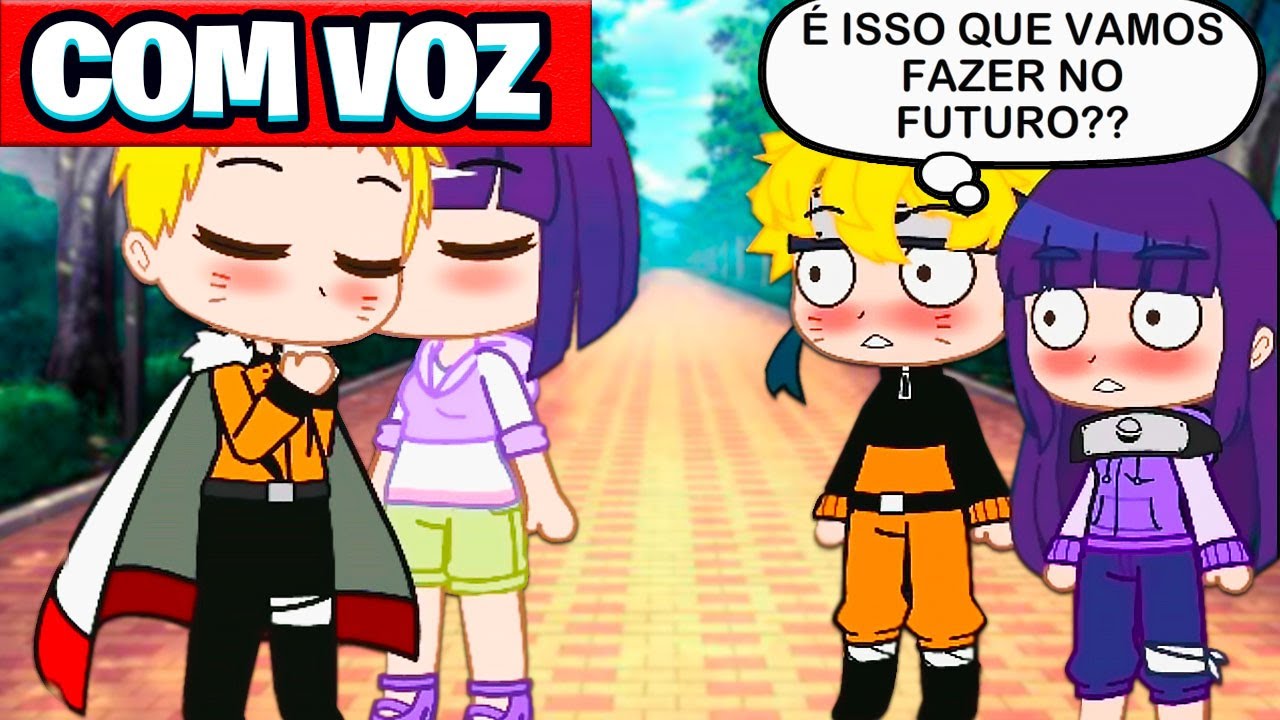 NARUTO E HINATA DO FUTURO VOLTANDO AO PASSADO POR 24 HORAS ! MINI FILME GACHA CLUB